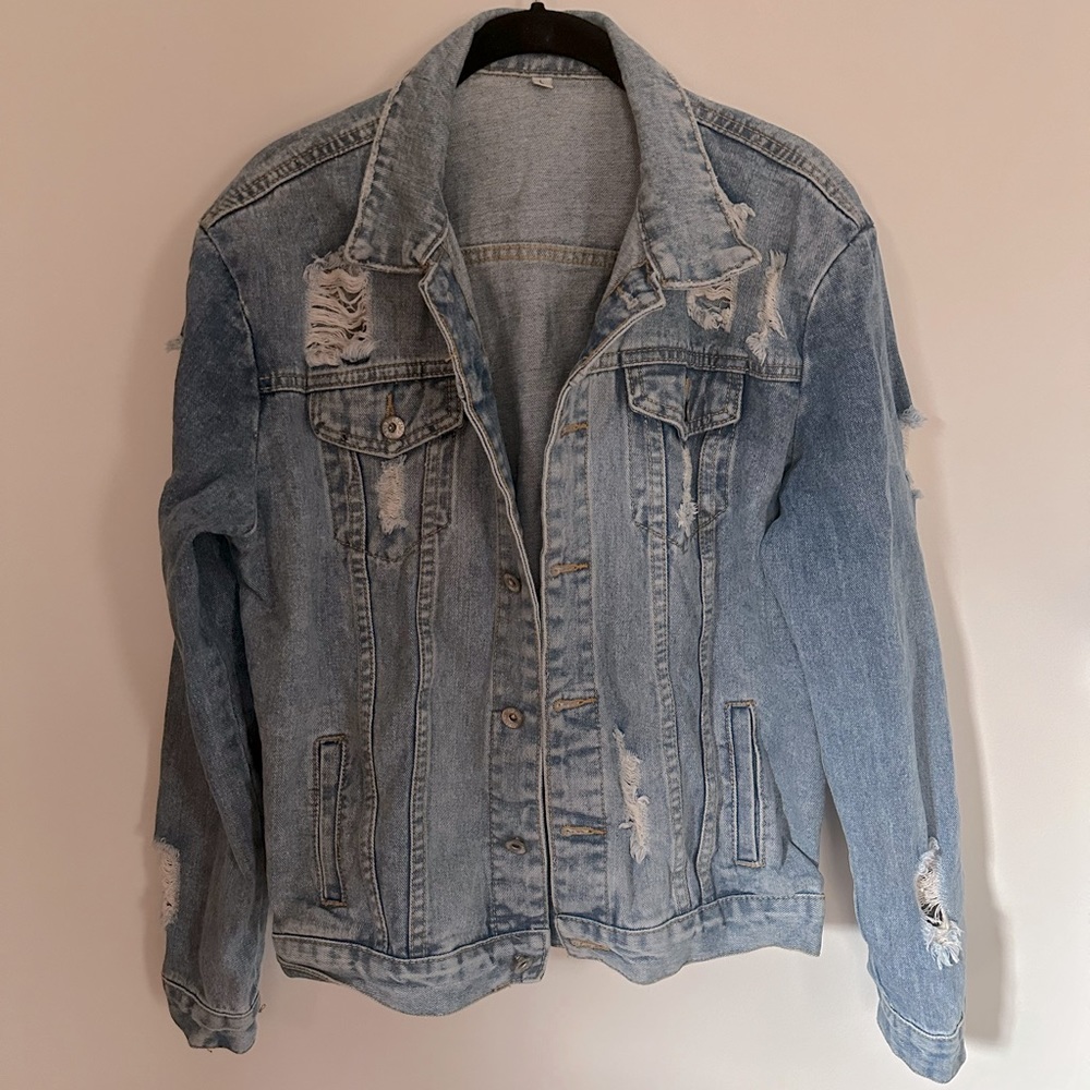 Denim / Jean Jacket, distressed